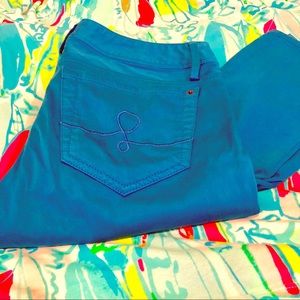 Lilly Pulitzer worth skinny mini pants blue